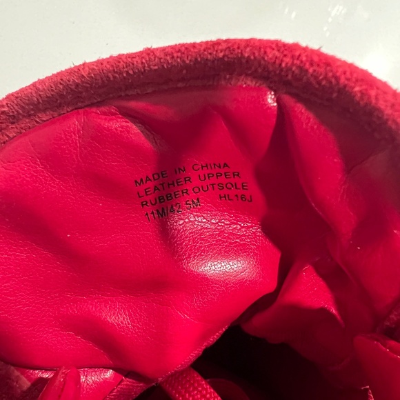 MK Nikko High Top Fashion Sneaker - Red - Size 11 - Picture 5 of 5